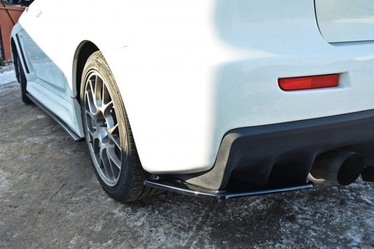 Rear side splitters mitsubishi lancer evo x