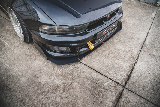 Racing front splitter mitsubishi galant avance mk8