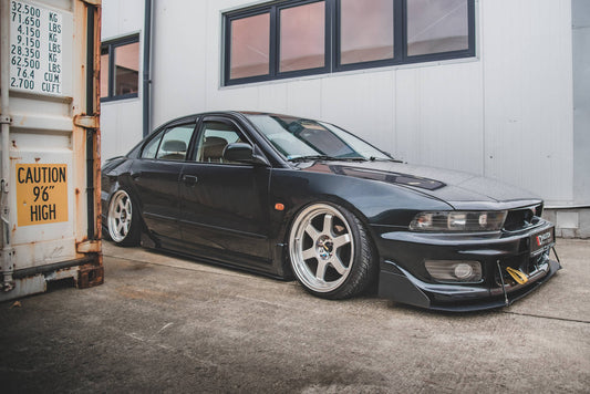 Racing side skirts diffusers mitsubishi galant avance mk8