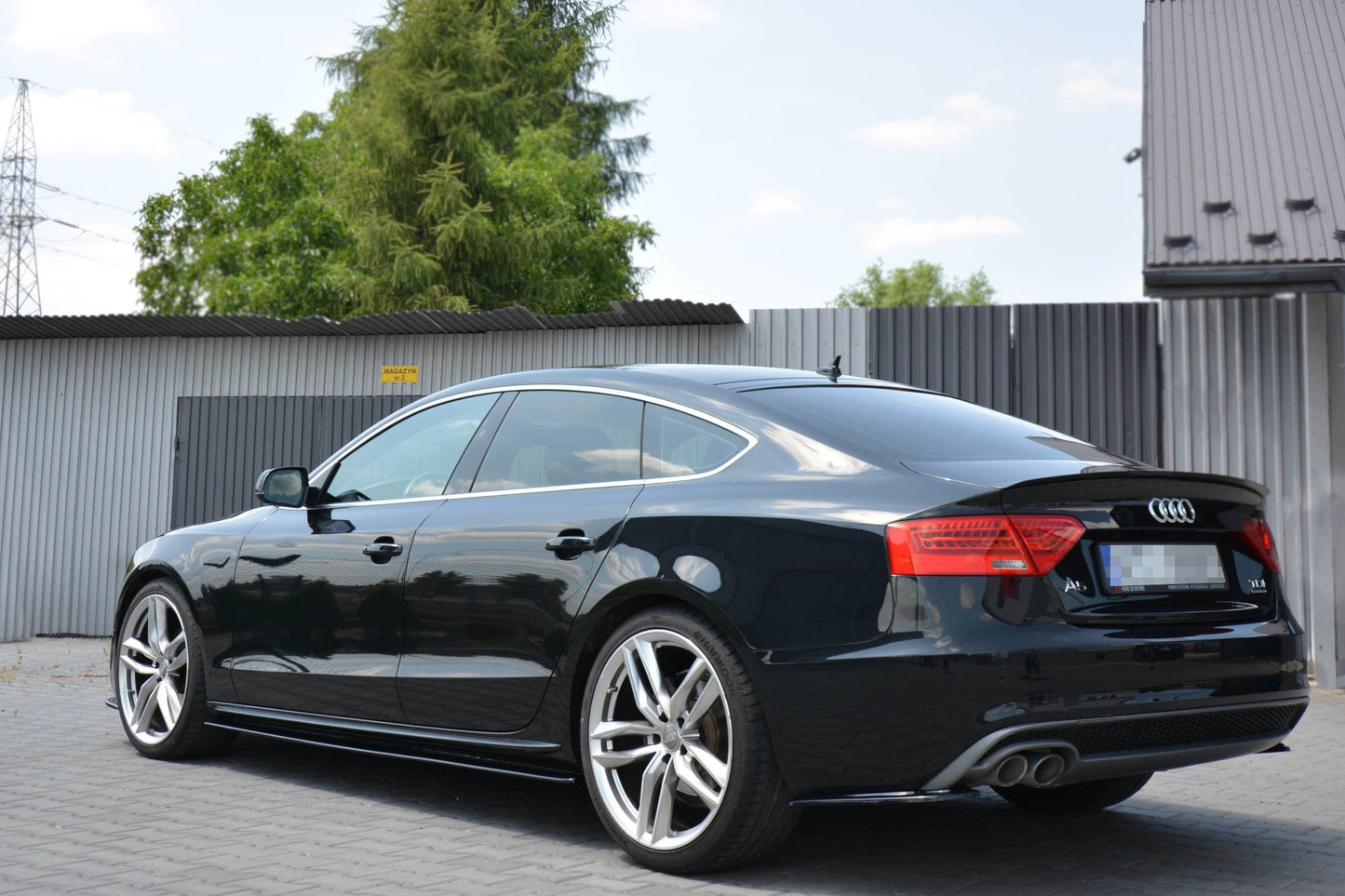 Rear side splitters Audi A5 S-line 8T FL Sportback