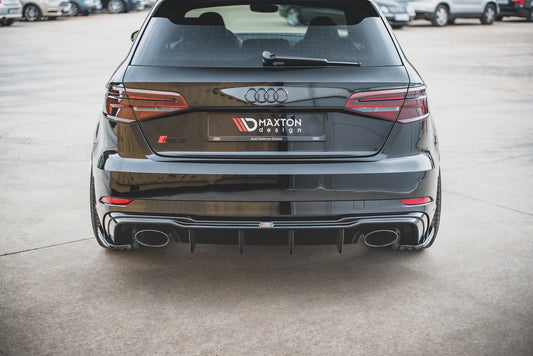 Rear side splitters v.2 audi rs3 8v sportback facelift