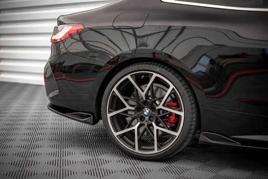 Rear side splitters v.2 bmw 4 m-pack g22 / g23 / g22 facelift / g23 facelift