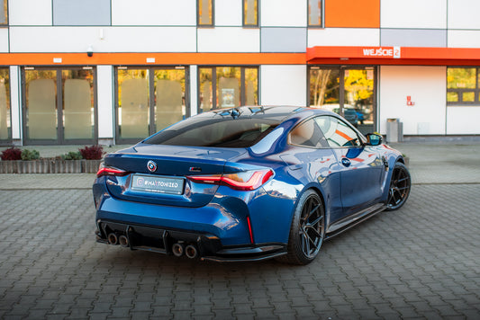 Rear side splitters v.2 bmw m4 g82 / g82 facelift