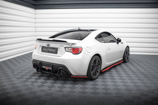 Rear side splitters v.2 subaru brz mk1 / mk1 facelift