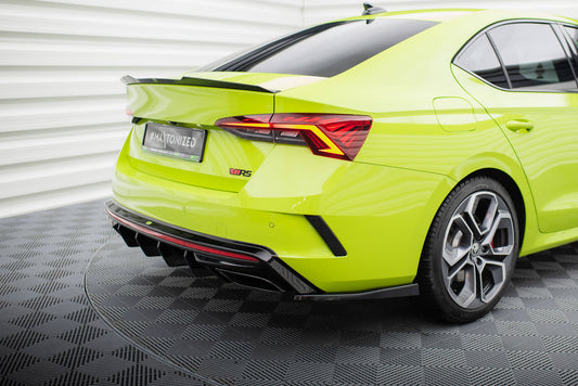 Rear side splitters v.4 Skoda Octavia Rs MK4