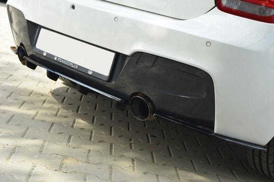 Rear splitter bmw 1 f20/f21 m-power (with vertical bars)
