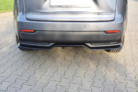 Rear splitter lexus nx mk1 h (with vertical bars)