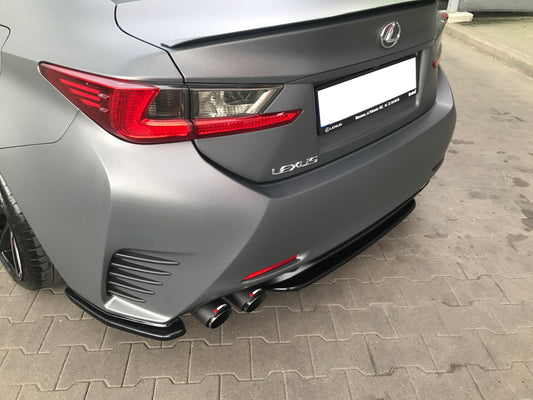 Rear splitter lexus rc mk1