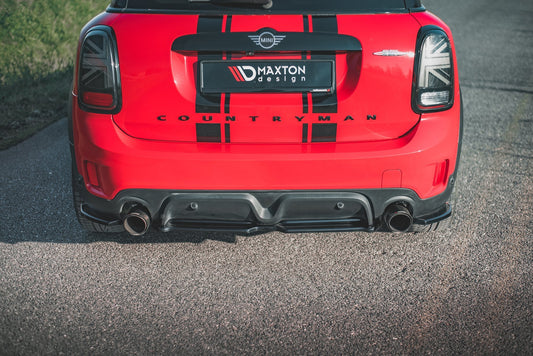 Rear splitter mini countryman mk2 f60 jcw
