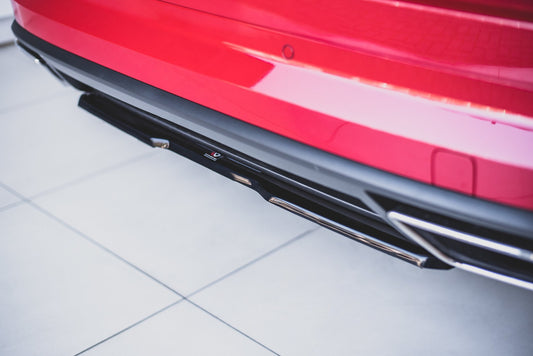 Rear splitter skoda kodiaq rs mk1 / mk1 facelift