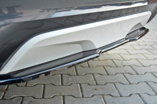 Rear splitter for bmw x4 m-pack (without a vertical bar)