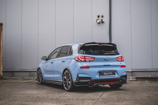 Rear splitter (with vertical bars) hyundai i30 n mk3 hatchback