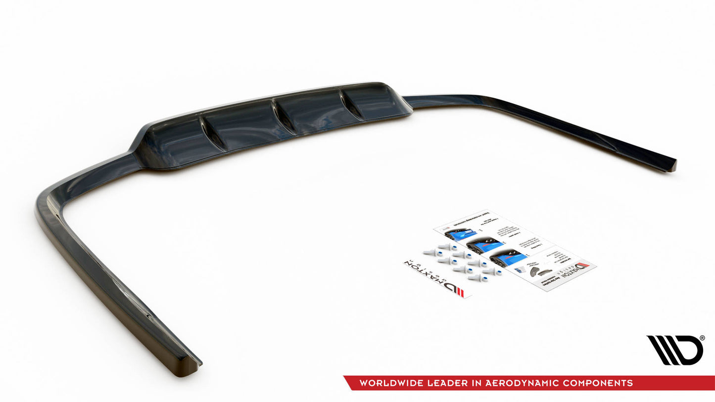 Rear splitter (with vertical bars) lexus gs f sport hybrid mk4 (l10)