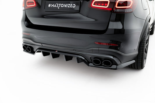 Rear splitter (with vertical bars) mercedes-amg glc 43 suv x253 facelift