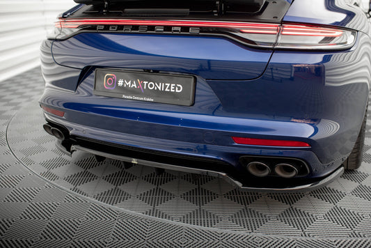 Rear splitter (with vertical bars) porsche panamera e-hybrid 971 facelift