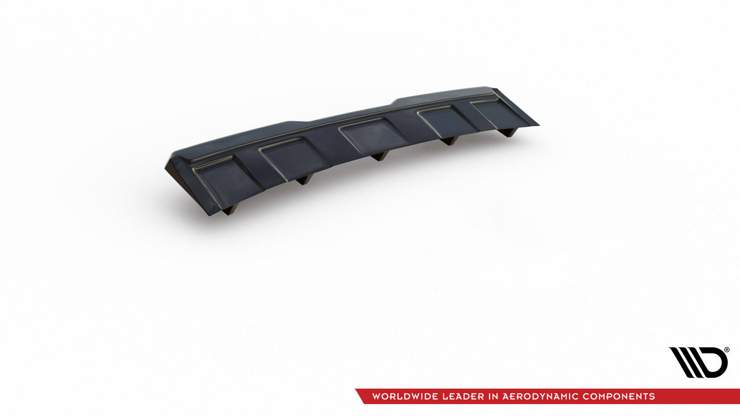 Rear splitter (with vertical bars) skoda kodiaq rs mk1 / mk1 facelift