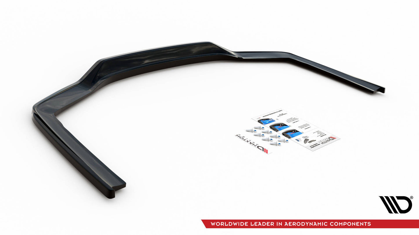 Rear splitter (with vertical bars) v.1 bmw 7 m-pack g11 / g12 facelift