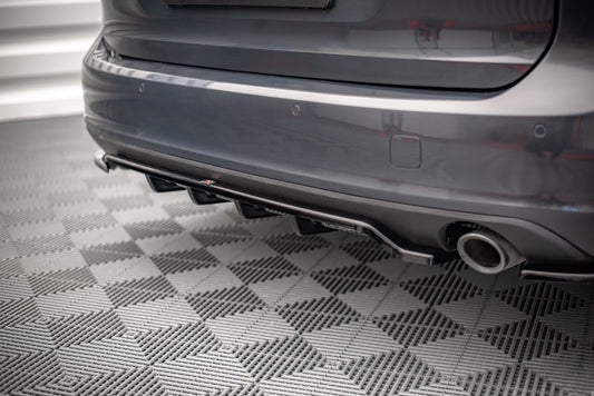 Rear splitter (with vertical bars) v.1 volvo v90 mk2
