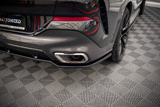 Rear splitter (with vertical bars) v.2 bmw x6 m-pack g06