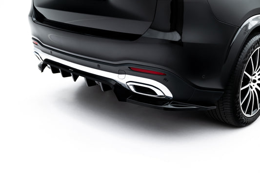 Rear splitter (with vertical bars) v.2 mercedes-benz gls amg-line x167