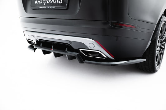 Rear splitter (with vertical bars) v.3 land rover range rover velar r-dynamic mk1