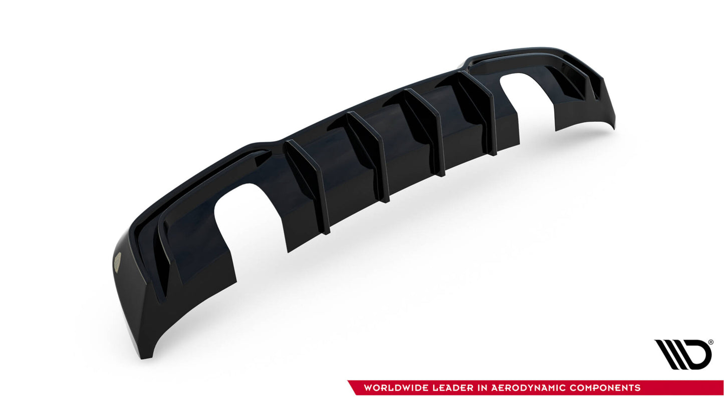 Rear valance audi a3 s-line sportback 8v facelift (version with single exhausts on both sides)