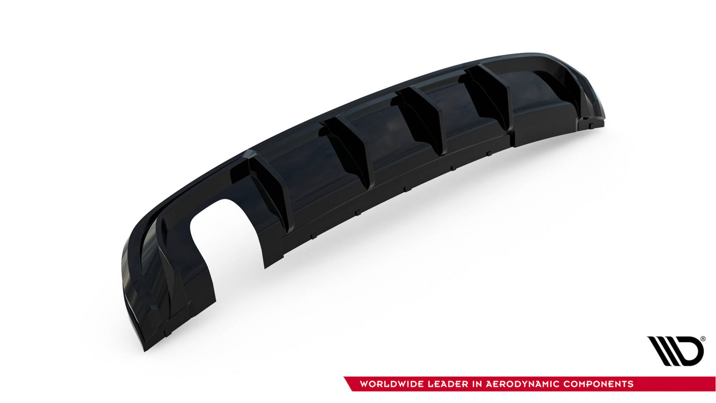 Rear valance audi a3 s-line sportback 8v (version with single exhaust tips on one side)