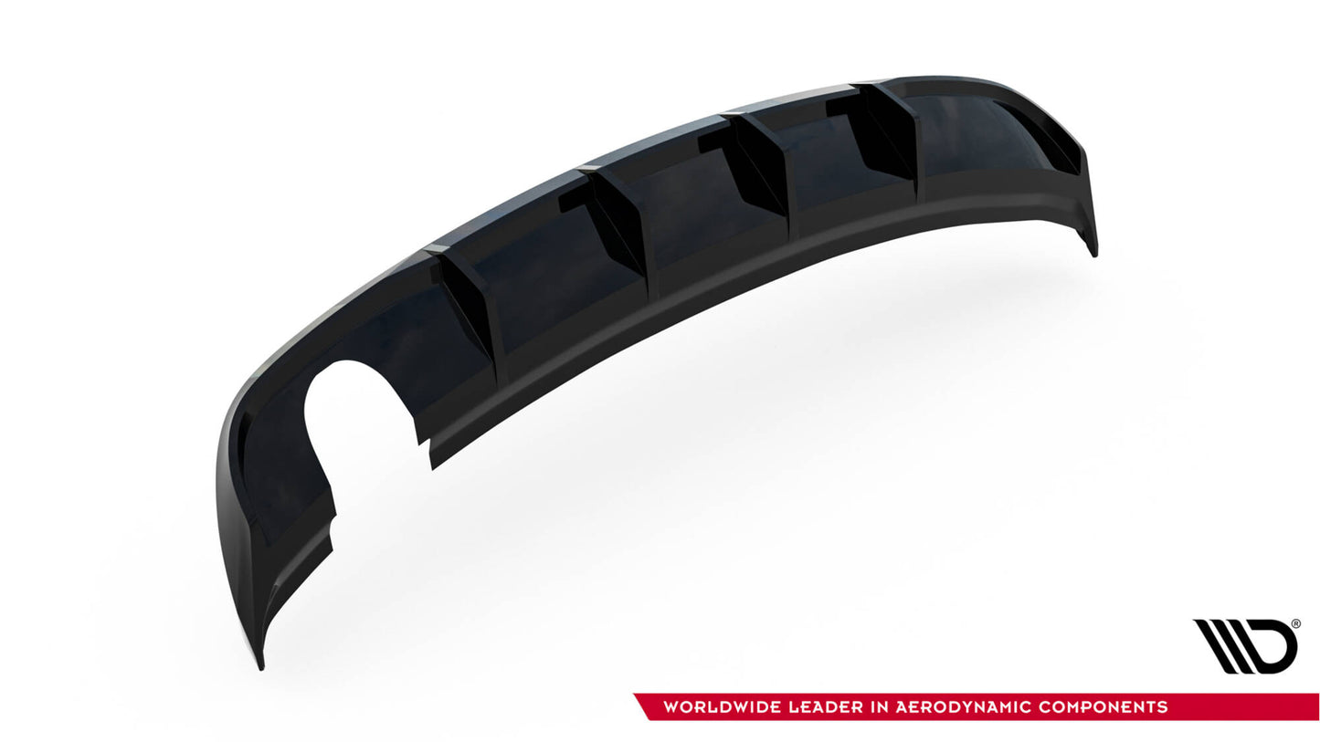 Rear valance audi a3 sedan 8v facelift (version with single exhaust tips on one side)