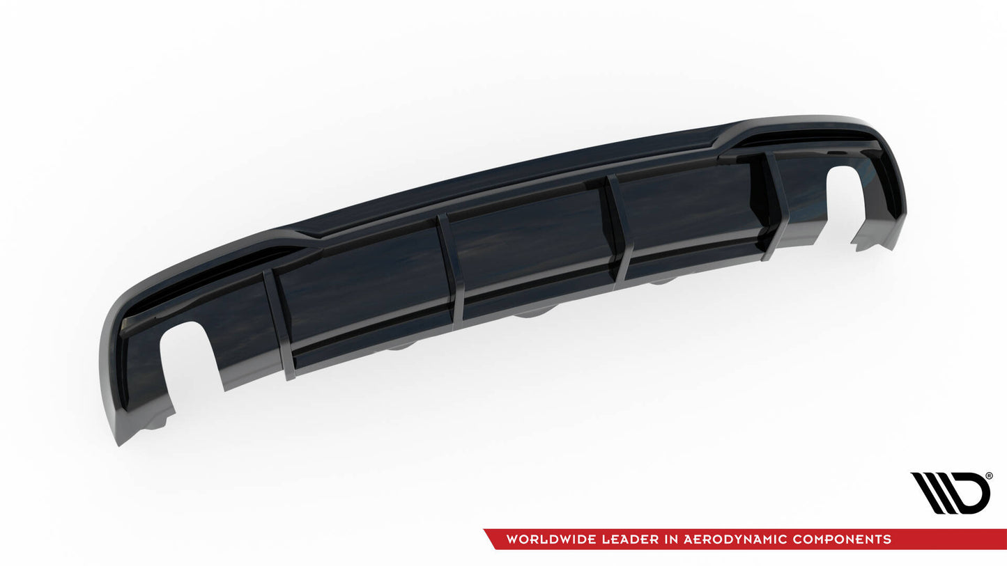 Bagerste Valance Audi A5 8T ansigtsløftning (version med enkelt udstødninger på begge sider)