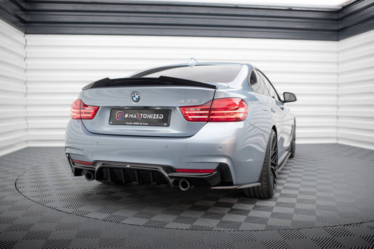 Rear valance bmw 4 coupe / gran coupe / cabrio m-pack f32 / f36 / f33 (version with single exhausts on both sides)