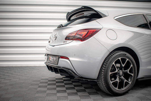 Rear valance opel astra gtc opc-line j (version with single exhaust on one side)