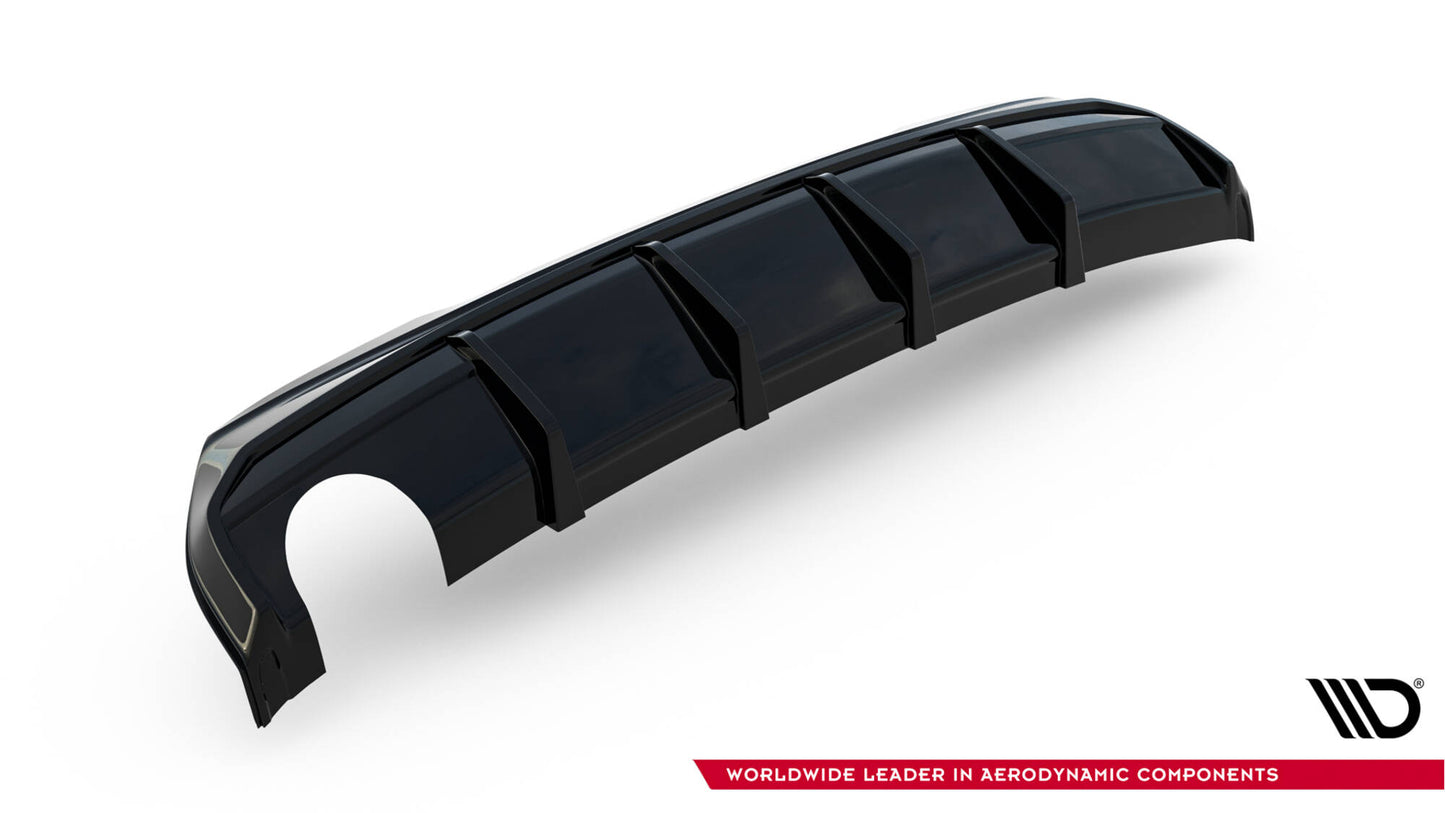 Rear valance v.3 bmw 1 f40 m-pack (version with single exhaust tips on one side)