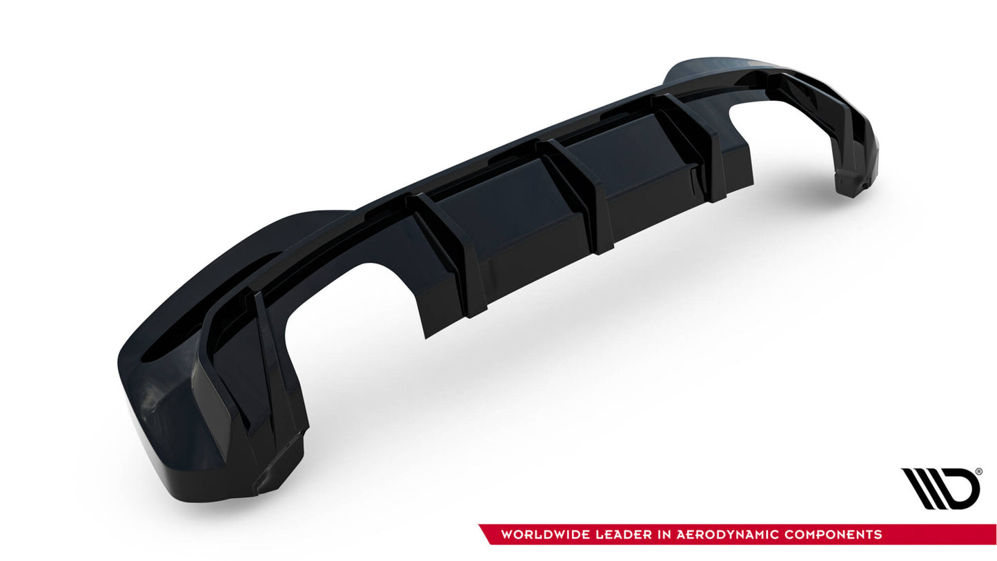 Rear valance v.3 bmw 1 m-pack / m140i f20 facelift (version with dual exhausts on both sides)