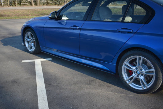 Side skirts diffusers bmw 3 m-pack f30