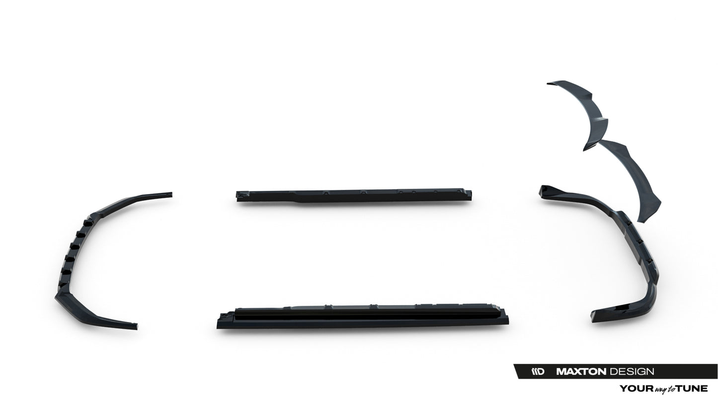 Set of splitters lexus rx f-sport mk4 facelift