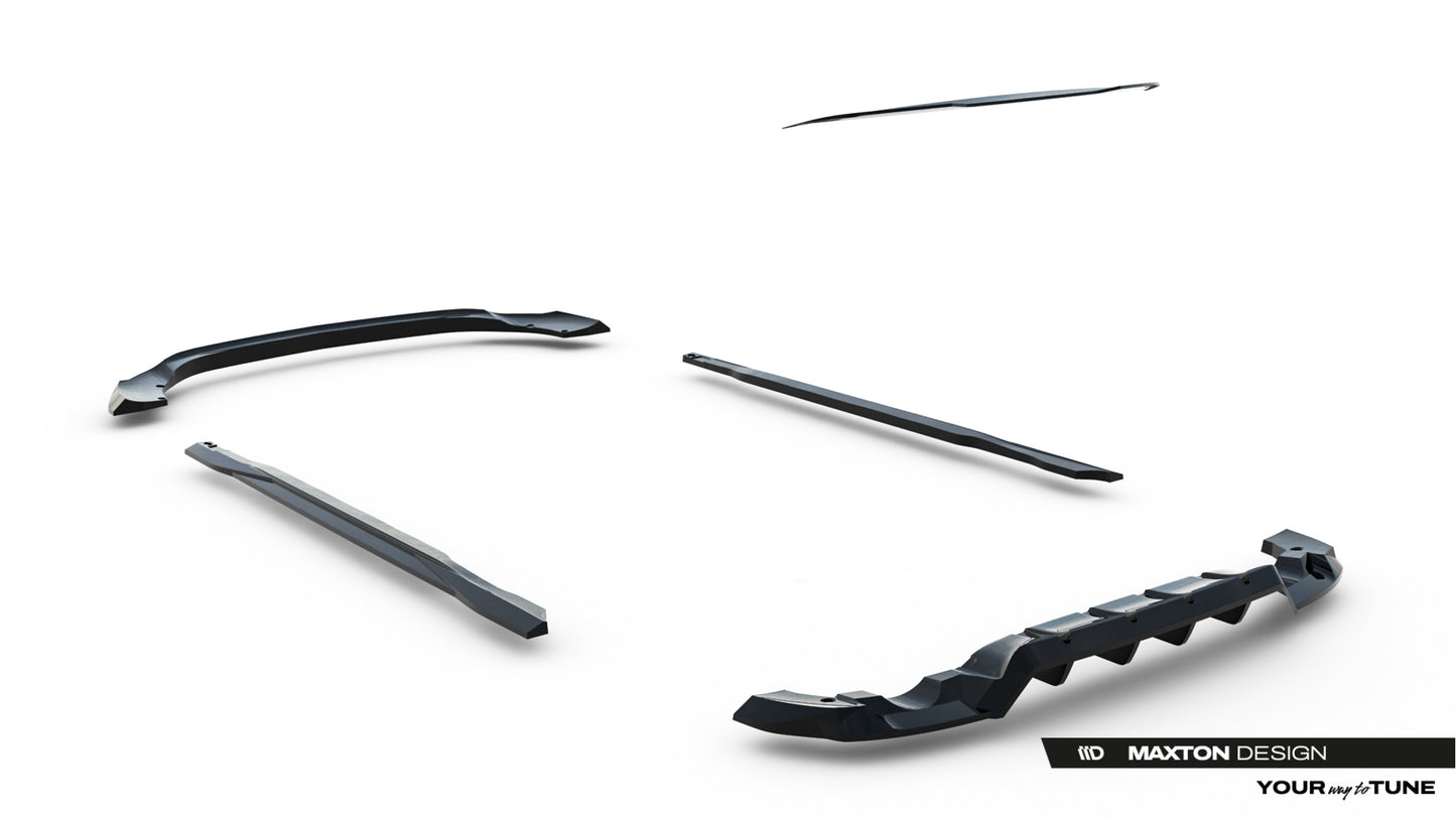 Set of splitters mercedes-amg gla 35 h247 facelift