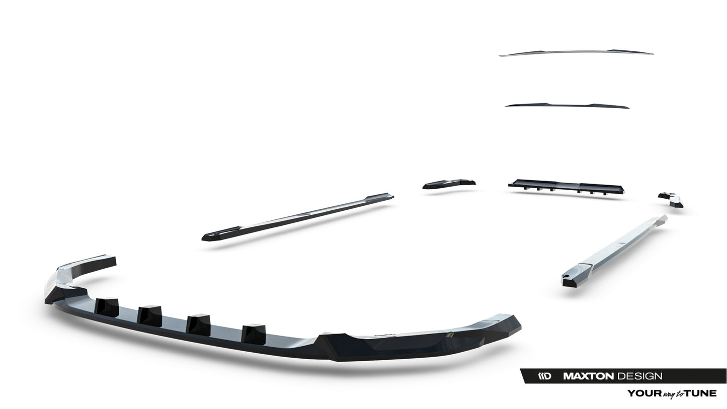 Set of splitters subaru wrx sti mk2