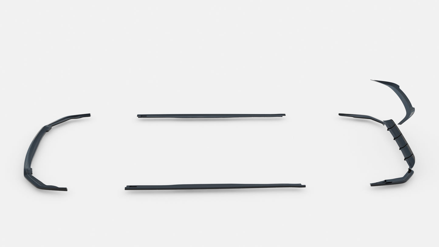 Set of splitters toyota corolla xii sedan