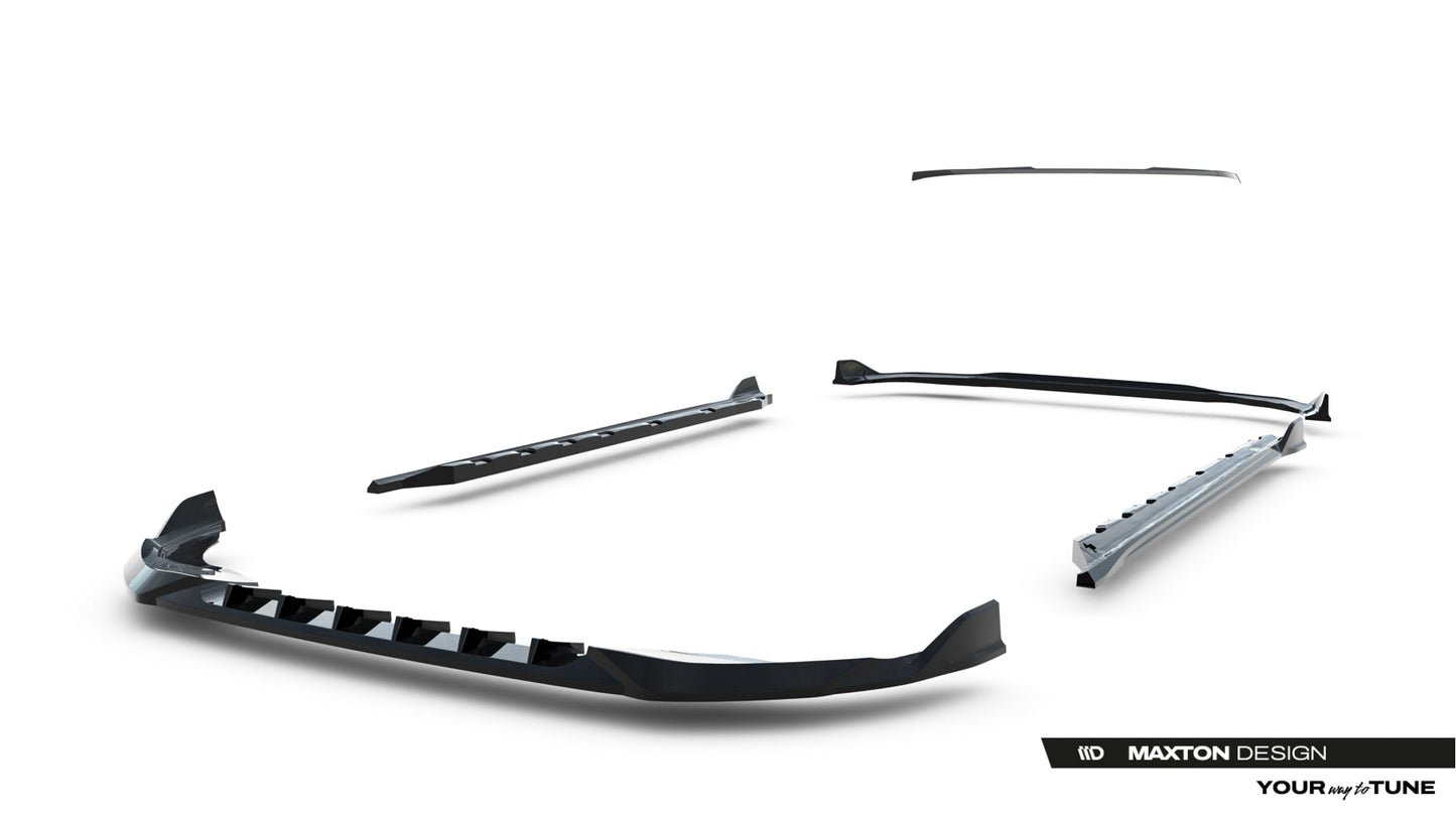 Set of splitters volkswagen golf mk8 facelift