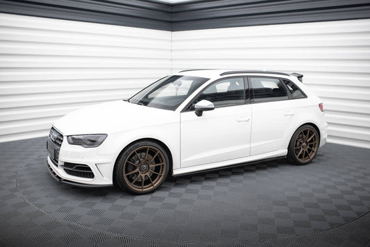 Side skirts diffusers audi s3 / a3 s-line sportback 8v