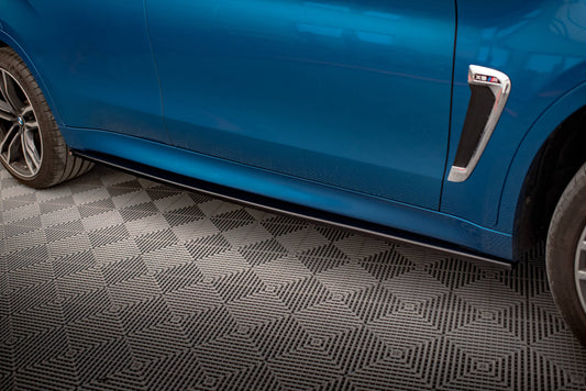Side skirts diffusers bmw x6 m f86