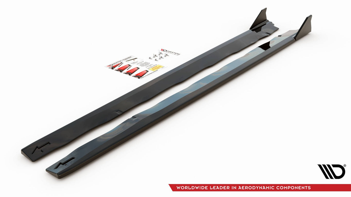 Side Skirts Diffusers + Flaps Ford Mustang GT MK6 Facelift