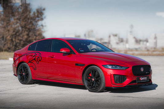 Side skirts diffusers jaguar xe r-dynamic x760 facelift