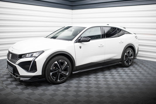 Side skirts diffusers peugeot 408 mk1