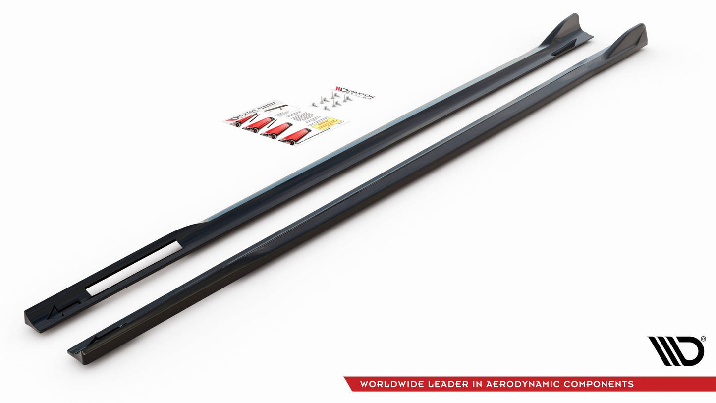 Side skirts diffusers v.2 bmw 4 m-pack / m440i g22 / g23 / g22 facelift / g23 facelift