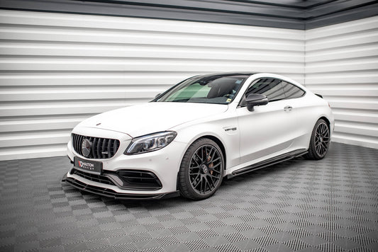 Side skirts diffusers v.2 mercedes-amg c 63amg coupe c205 facelift