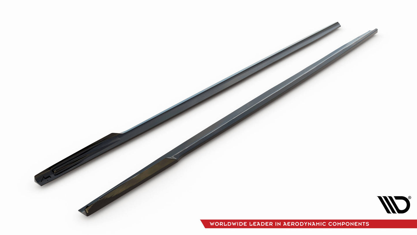 Side skirts diffusers v.2 for bmw 7 long m-pack g12