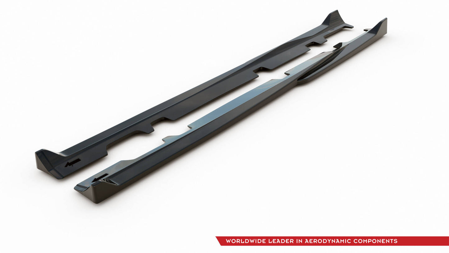 Side Skirts Diffusers v.4 Ford Fiesta MK8 ST / ST-LINE