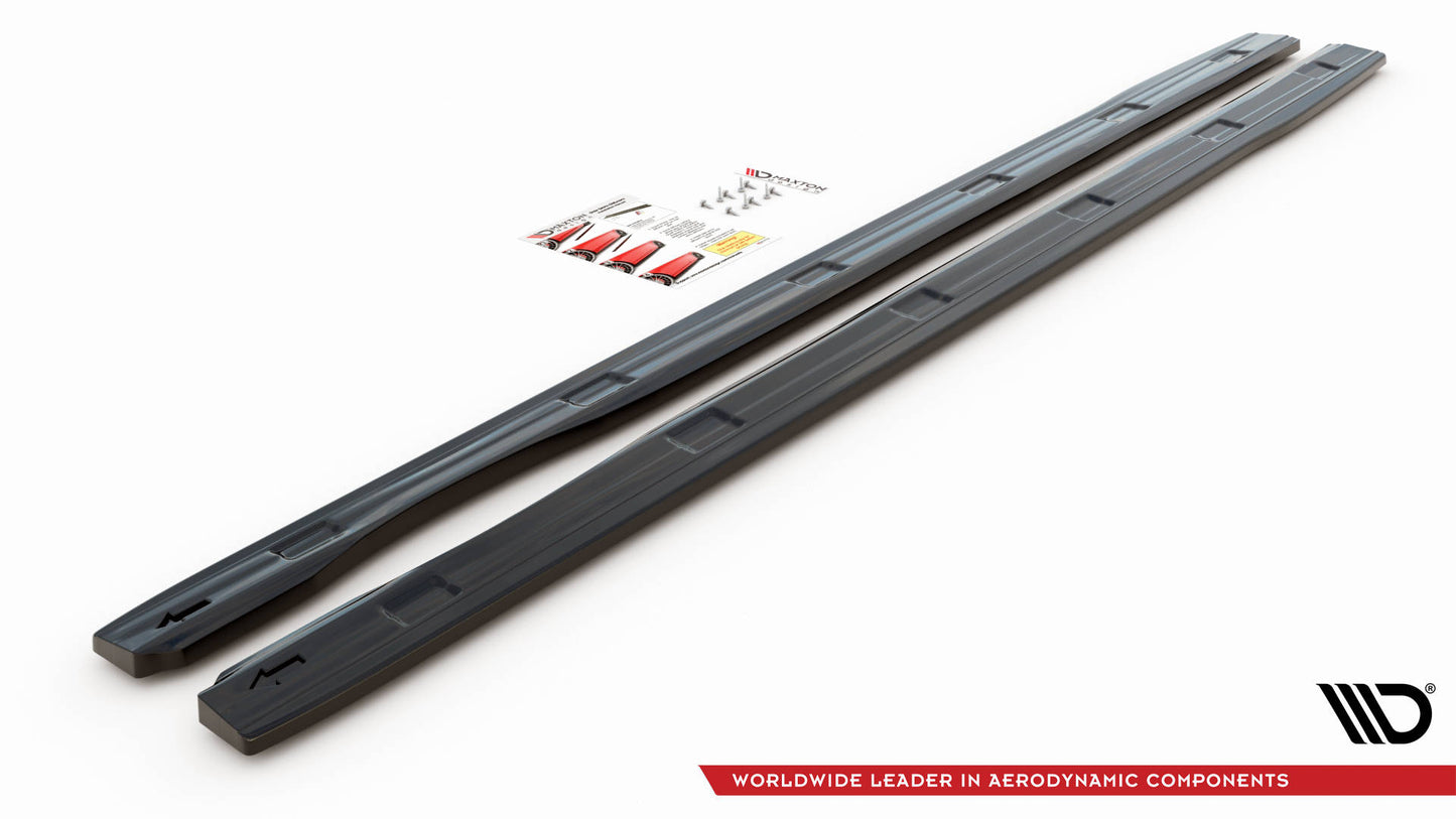 Side skirts diffusers volkswagen caddy long mk3 facelift