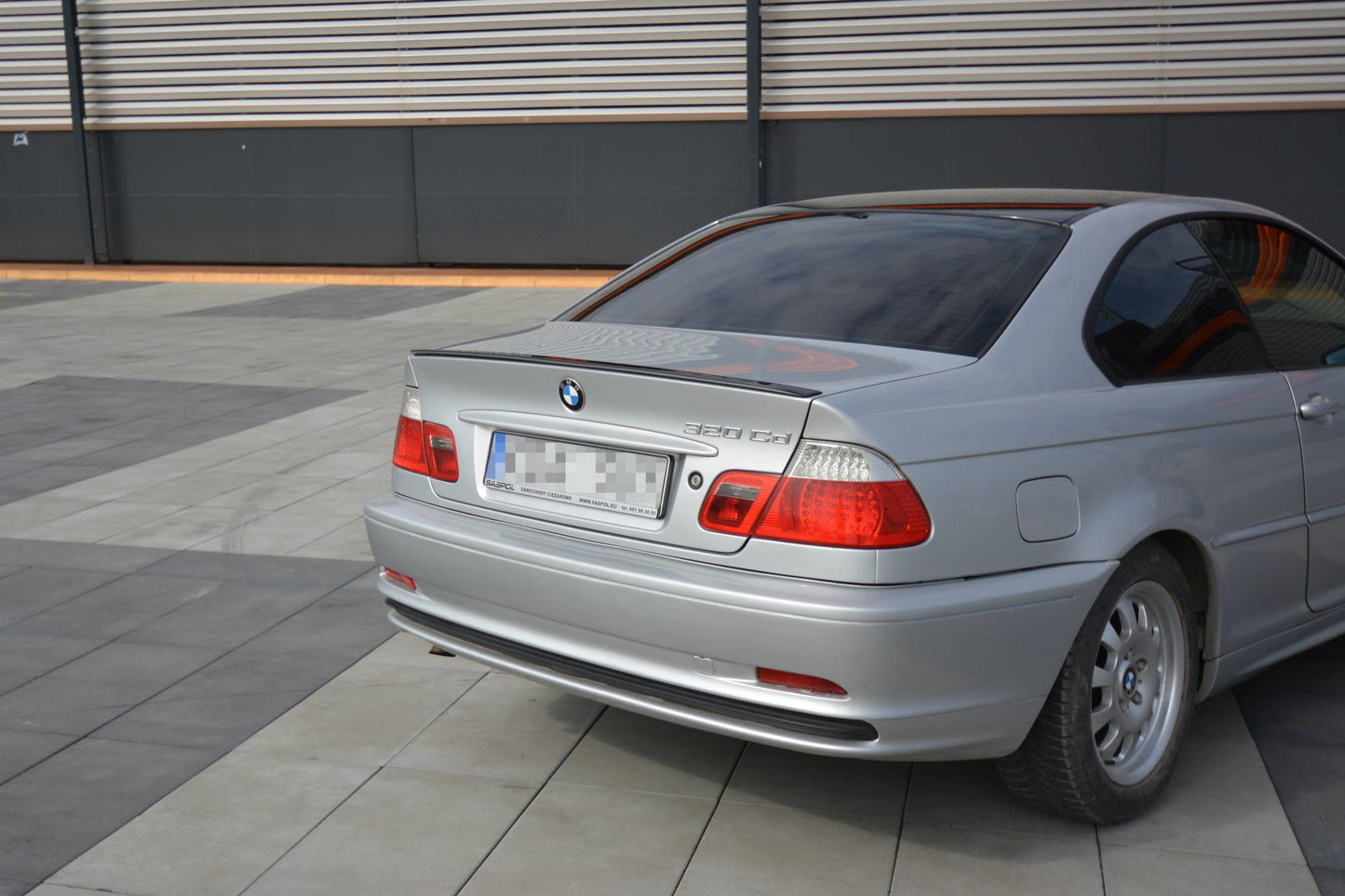 Spoiler cap bmw 3 e46 coupe preface